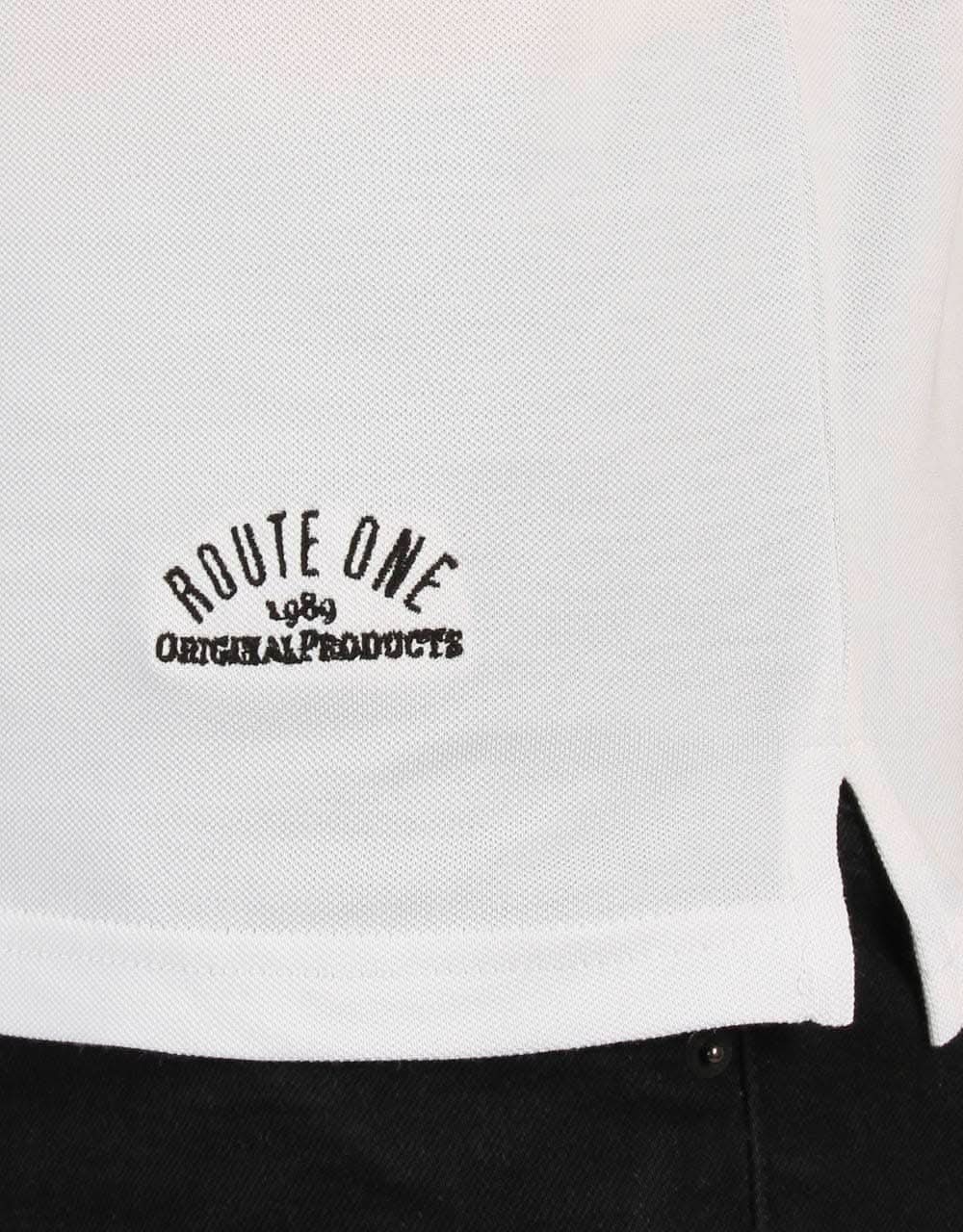 Route One Polo Shirt - White