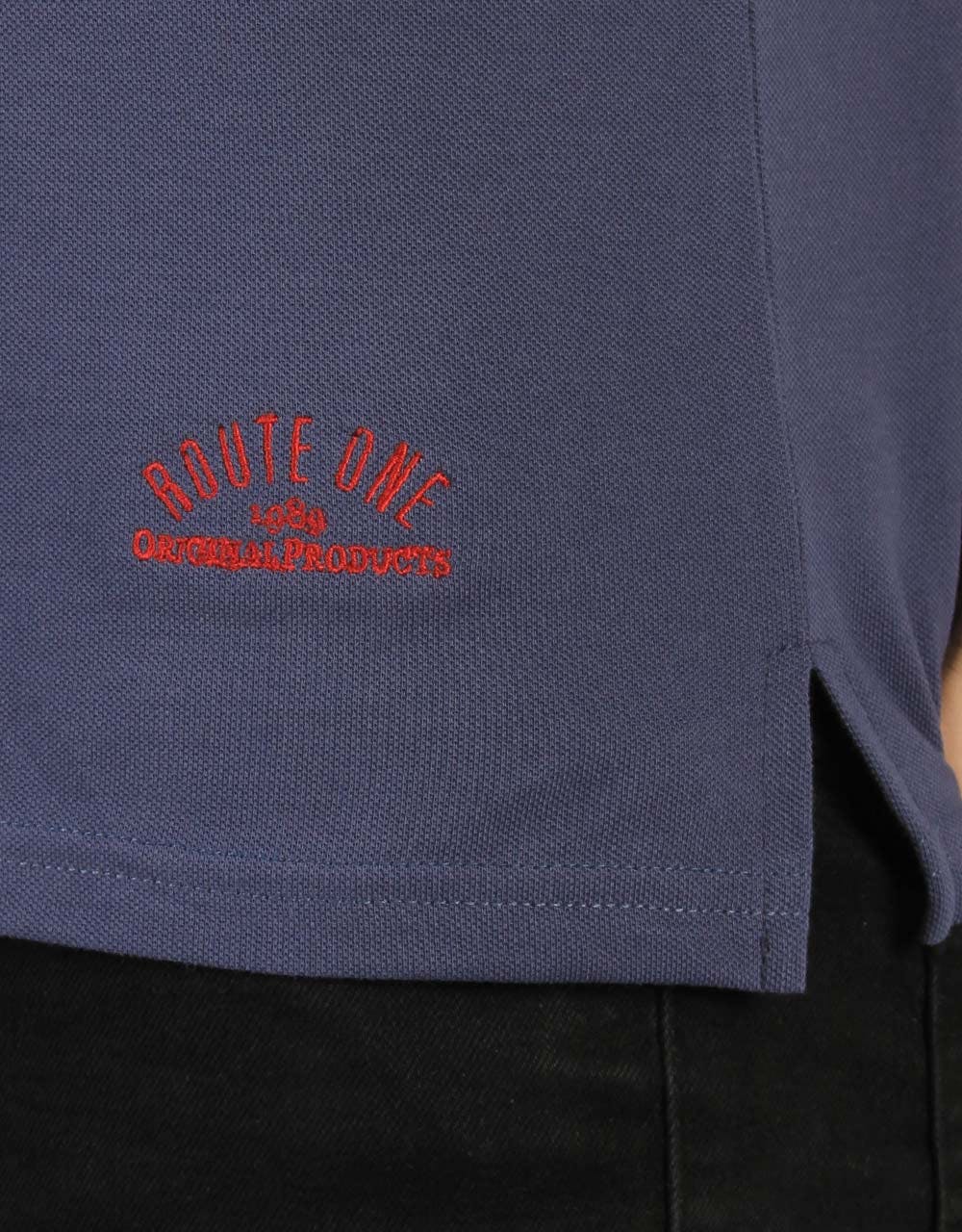 Route One Polo Shirt - Blue