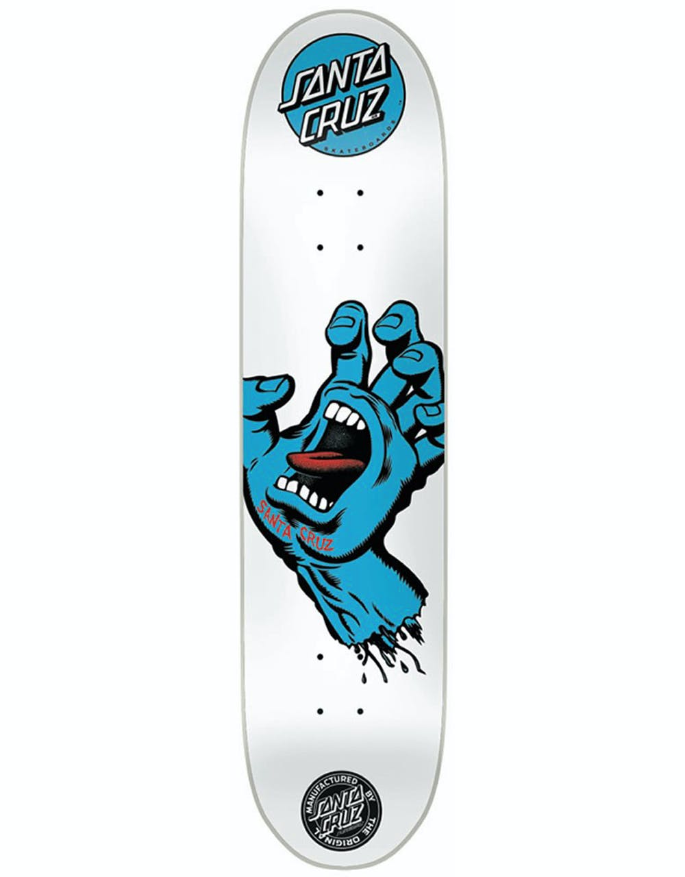 Santa Cruz Screaming Hand Skateboard Deck - 8"