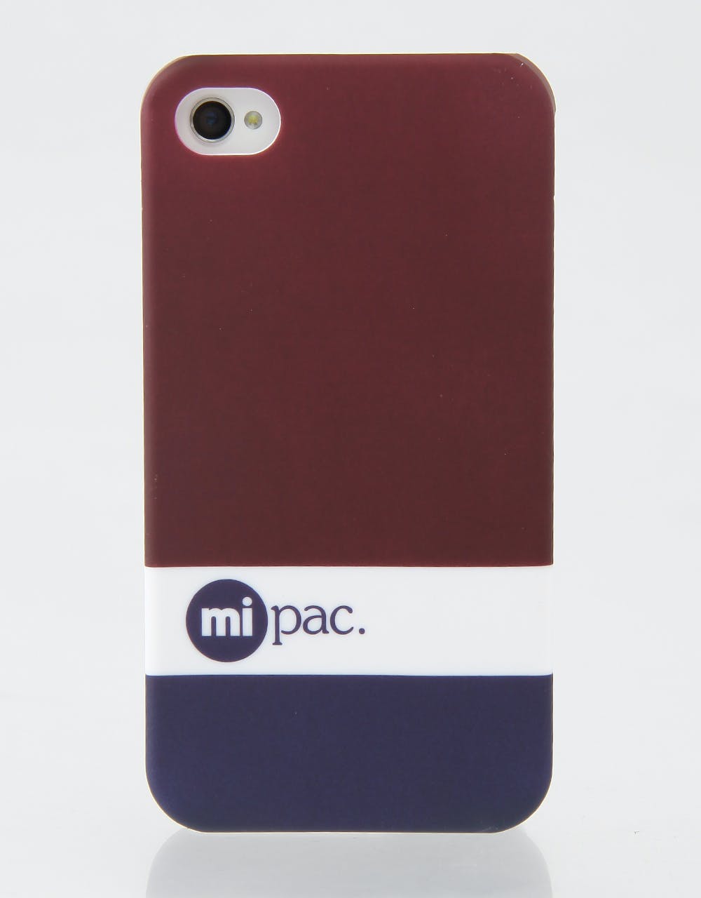 Mi-Pac Tonal iPhone 4/4s Hardcase - Burgundy/White/Blue