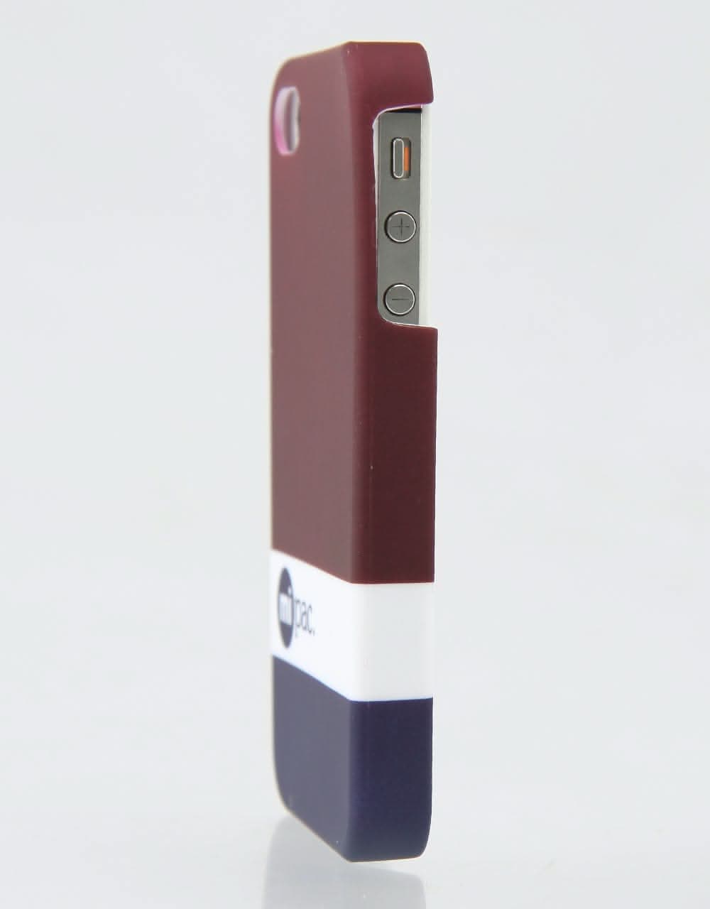 Mi-Pac Tonal iPhone 4/4s Hardcase - Burgundy/White/Blue