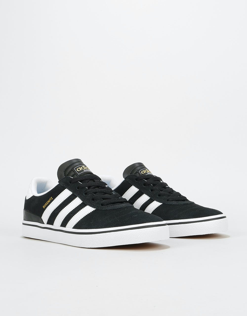 Adidas Busenitz Vulc Skate Shoes - Black/Running White/Black