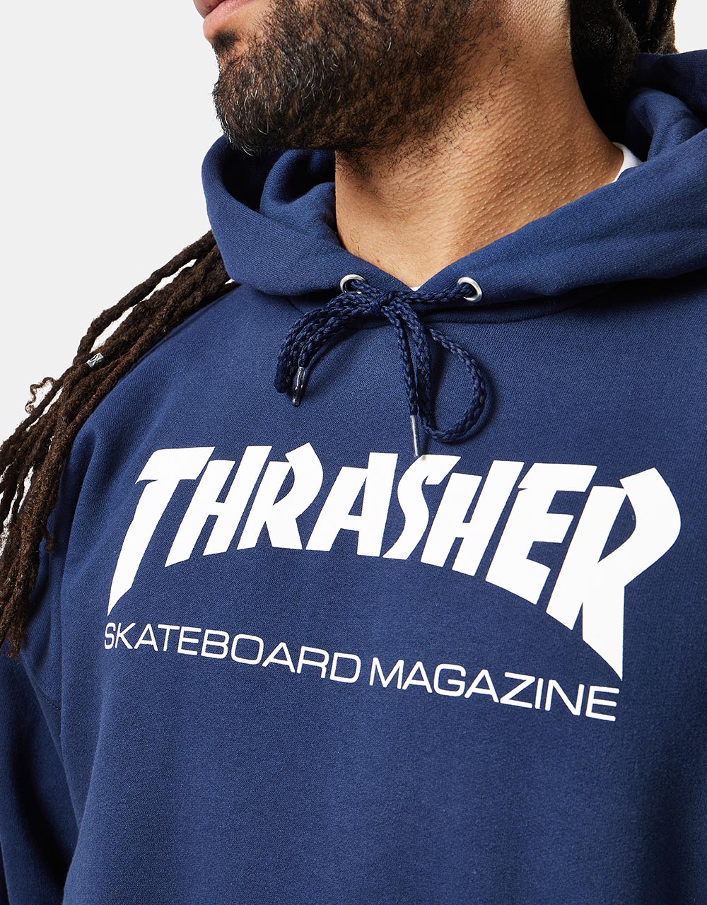 Thrasher Skate Mag Pullover Hoodie - Navy