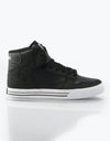 Supra Gunny "TUF" Vaider Skate Shoes - Black/White