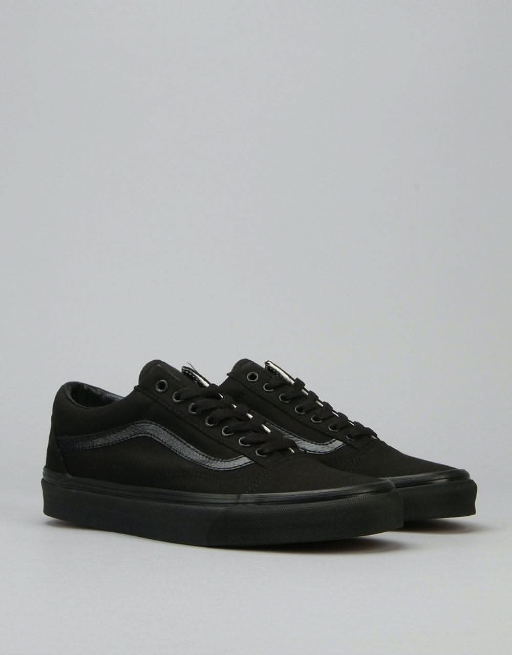 Vans Old Skool Skate Shoes - Black/Black