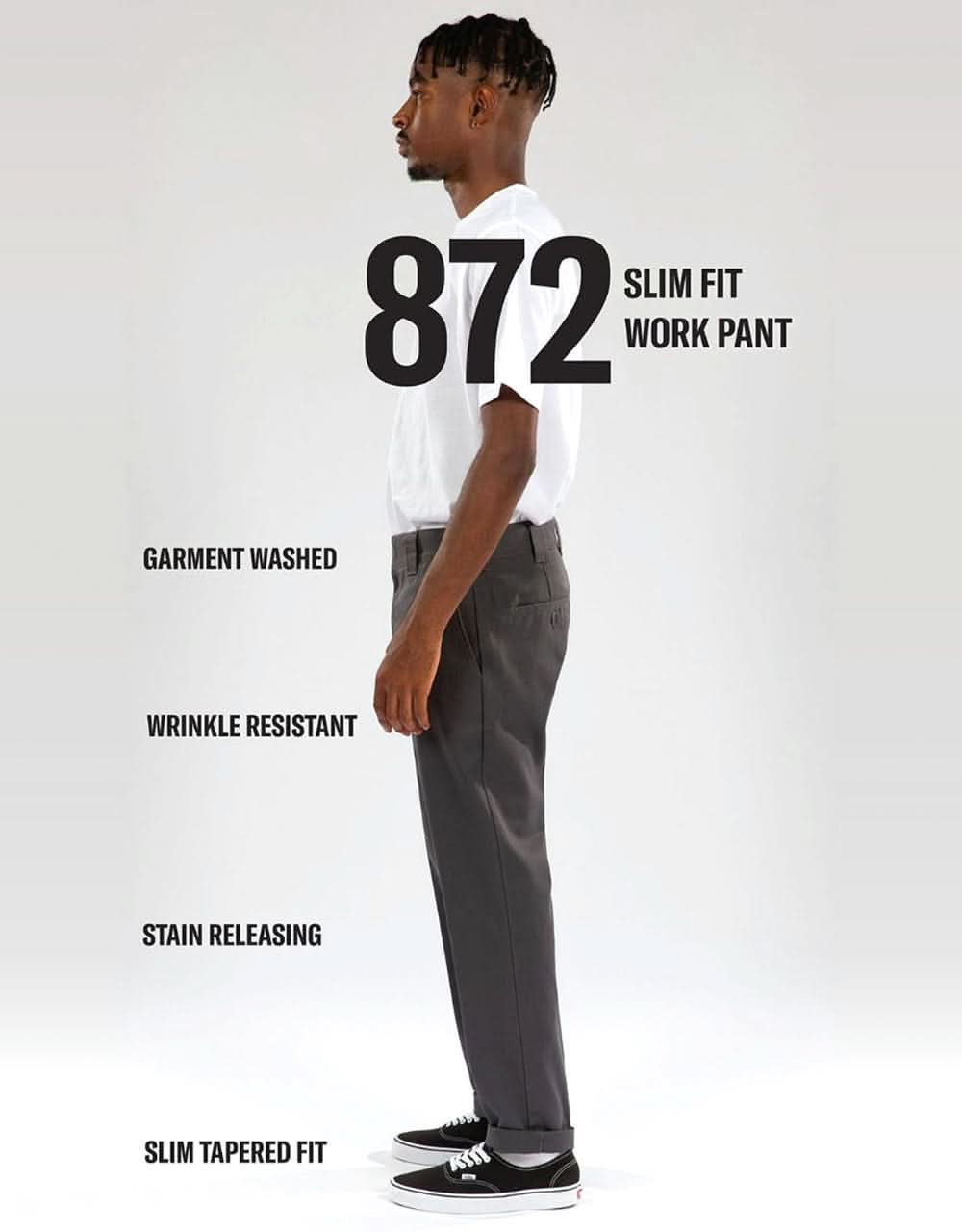 Dickies 872 Recycled Work Pant - Charcoal Grey – Route One